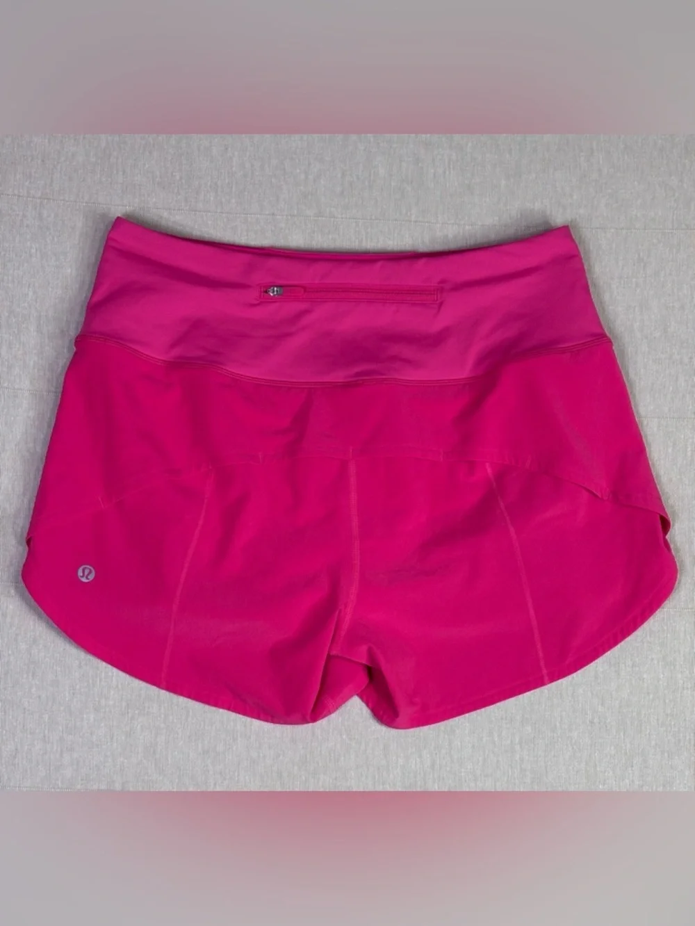 Lululemon Hot Pink Run Shorts Size 6 Lightweight Athletic Activewear